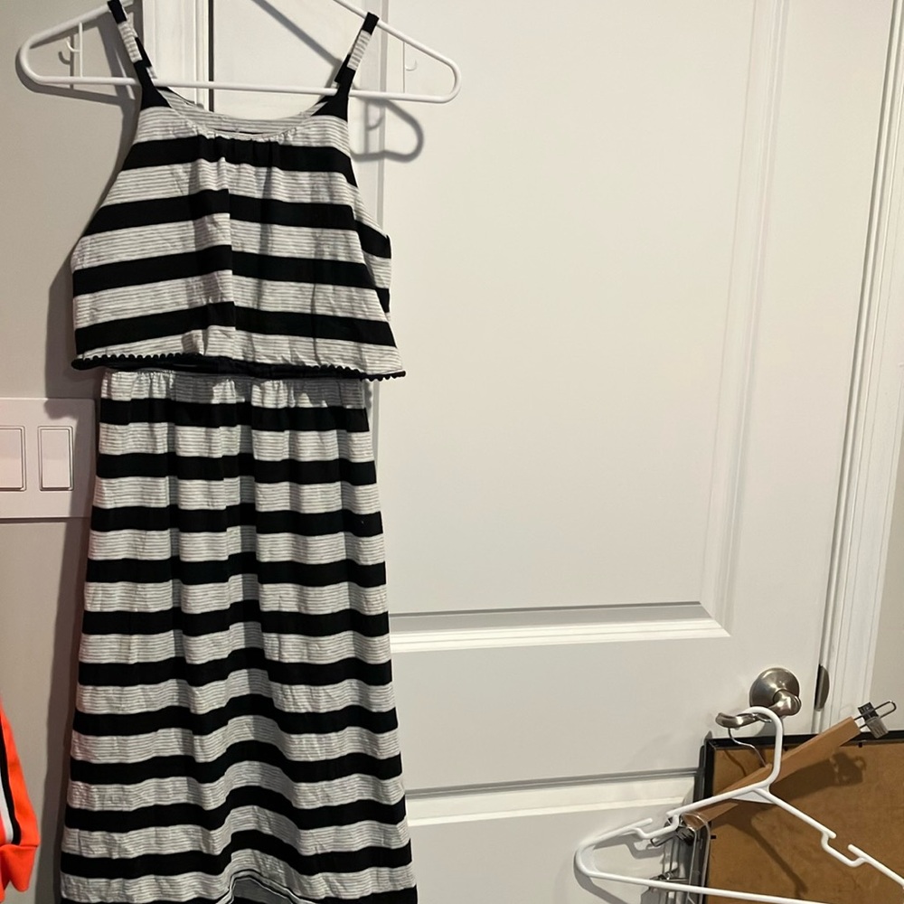 Circo Tiered Striped Ruffled Sundress